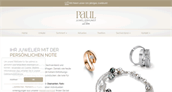 Desktop Screenshot of juwelier-paul.de