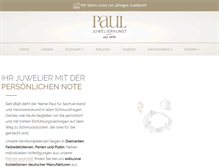 Tablet Screenshot of juwelier-paul.de